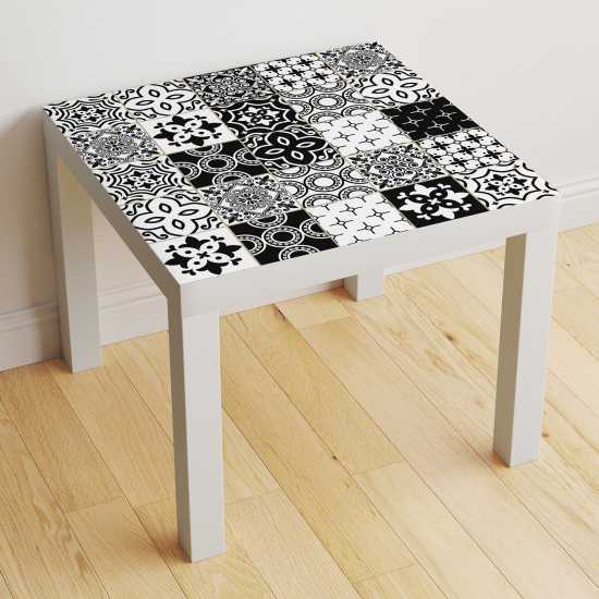 Vinilo Adhesivo Decorativo para Mesa - Motivo Azulejos de cemento