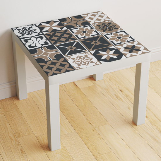 Vinilo Adhesivo Decorativo para Mesa - Motivo Azulejos de cemento