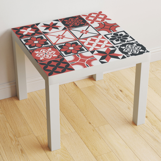 Vinilo Adhesivo Decorativo para Mesa - Motivo Azulejos de cemento