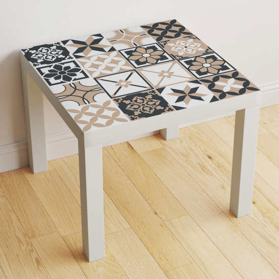 Vinilo Adhesivo Decorativo para Mesa - Motivo Azulejos de cemento