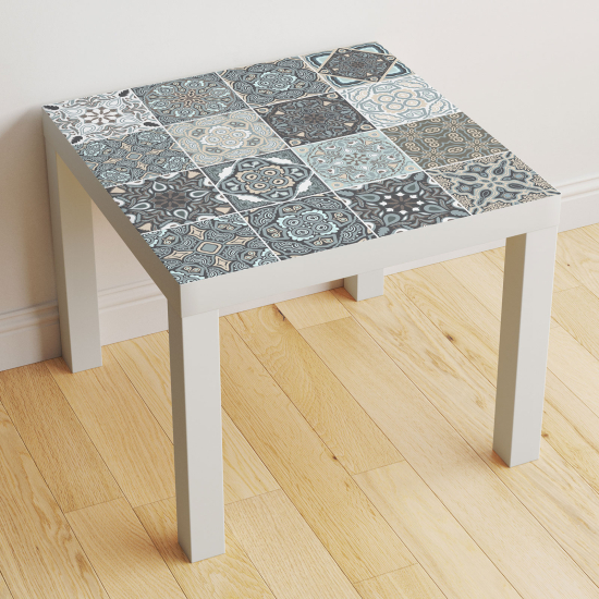 Vinilo Adhesivo Decorativo para Mesa - Motivo Azulejos de cemento