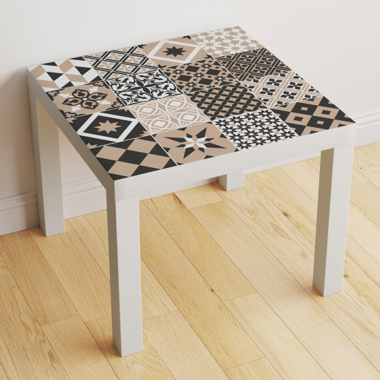 Vinilo Adhesivo Decorativo para Mesa - Motivo Azulejos de cemento