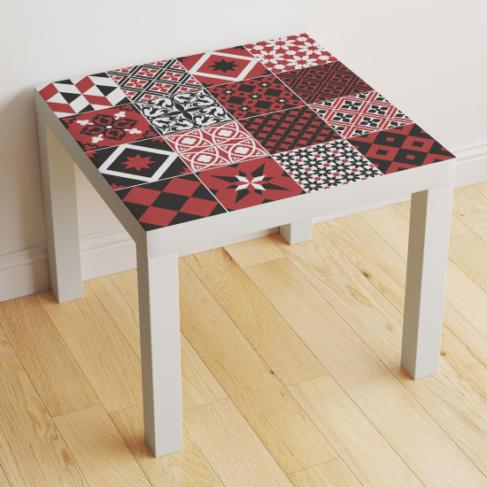 Vinilo Adhesivo Decorativo para Mesa - Motivo Azulejos de cemento