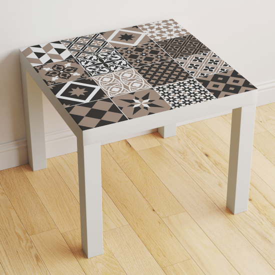 Vinilo Adhesivo Decorativo para Mesa - Motivo Azulejos de cemento