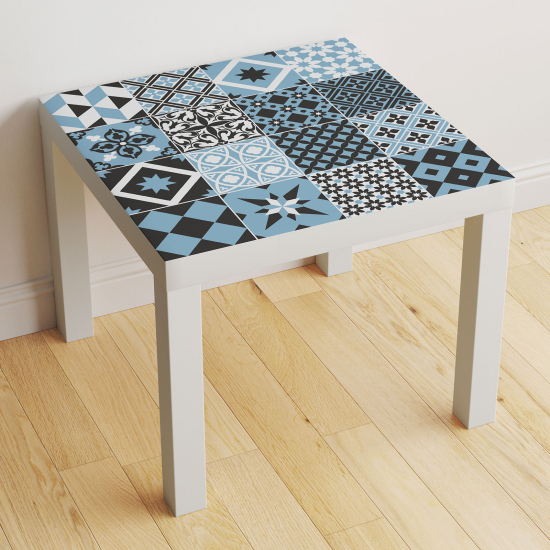 Vinilo Adhesivo Decorativo para Mesa - Motivo Azulejos de cemento