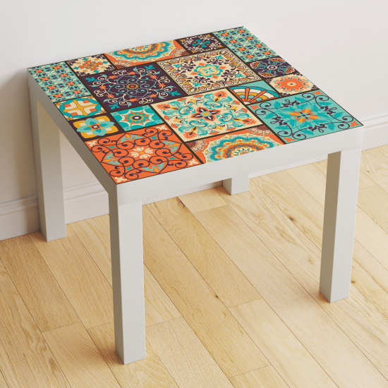 Vinilo Adhesivo Decorativo para Mesa - Motivo Azulejos de cemento