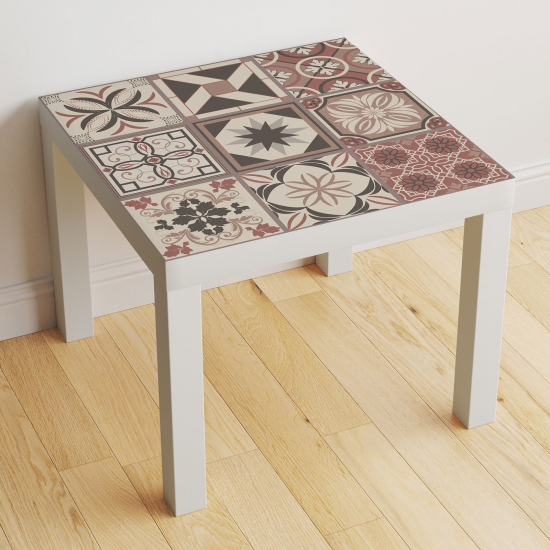 Vinilo Adhesivo Decorativo para Mesa - Motivo Azulejos de cemento