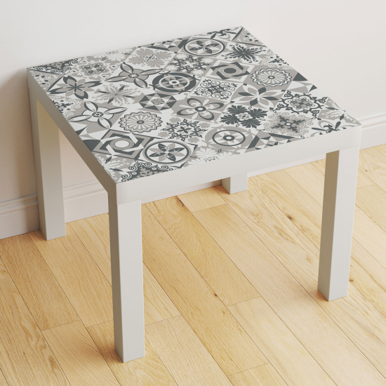 Vinilo Adhesivo Decorativo para Mesa - Motivo Azulejos de cemento