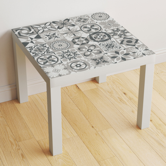 Vinilo Adhesivo Decorativo para Mesa - Motivo Azulejos de cemento