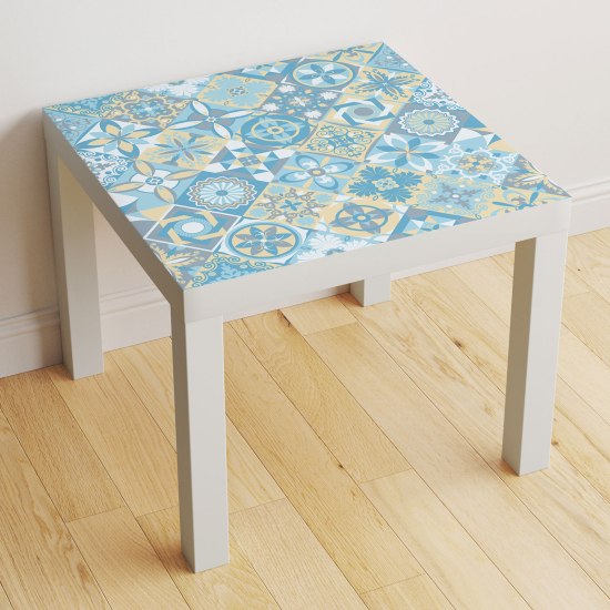 Vinilo Adhesivo Decorativo para Mesa - Motivo Azulejos de cemento