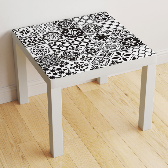 Vinilo Adhesivo Decorativo para Mesa - Motivo Azulejos de cemento