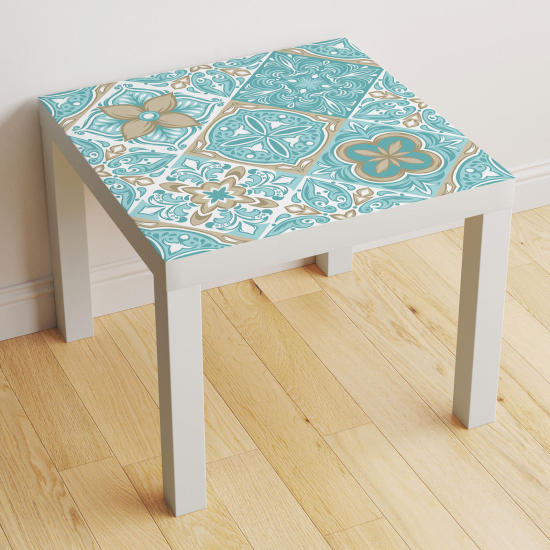 Vinilo Adhesivo Decorativo para Mesa - Motivo Azulejos de cemento