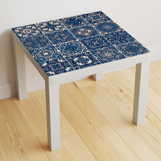 Vinilo Adhesivo Decorativo para Mesa - Motivo Azulejos de cemento
