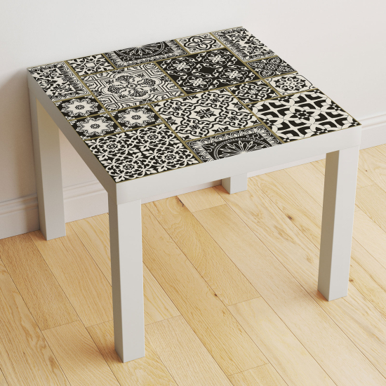 Vinilo Adhesivo Decorativo para Mesa - Motivo Azulejos de cemento