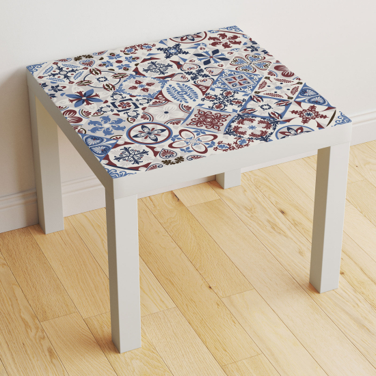 Vinilo Adhesivo Decorativo para Mesa - Motivo Azulejos de cemento