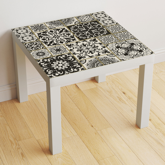 Vinilo Adhesivo Decorativo para Mesa - Motivo Azulejos de cemento