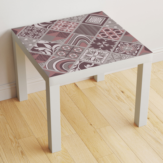 Vinilo Adhesivo Decorativo para Mesa - Motivo Azulejos de cemento