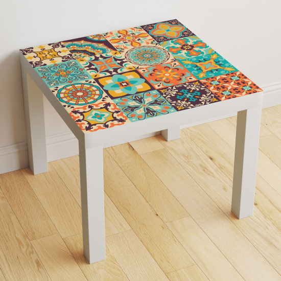 Vinilo Adhesivo Decorativo para Mesa - Motivo Azulejos de cemento