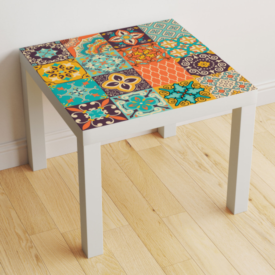 Vinilo Adhesivo Decorativo para Mesa - Motivo Azulejos de cemento