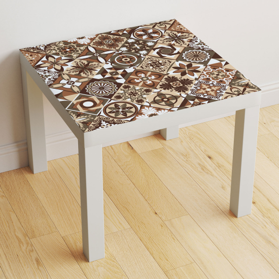 Vinilo Adhesivo Decorativo para Mesa - Motivo Azulejos de cemento