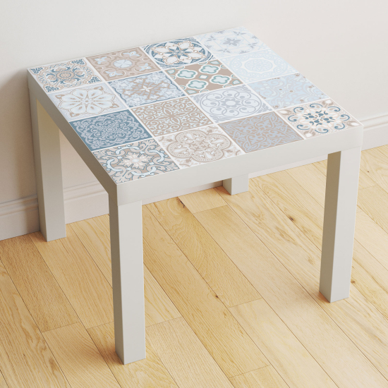 Vinilo Adhesivo Decorativo para Mesa - Motivo Azulejos de cemento