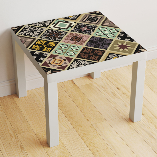 Vinilo Adhesivo Decorativo para Mesa - Motivo Azulejos de cemento