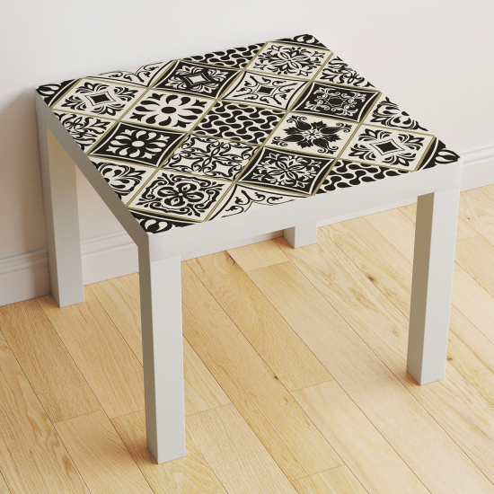 Vinilo Adhesivo Decorativo para Mesa - Motivo Azulejos de cemento