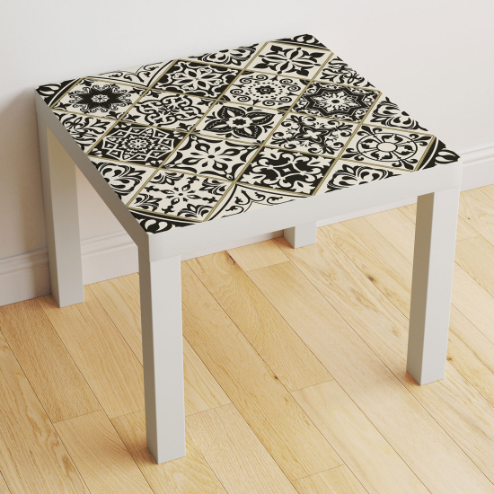 Vinilo Adhesivo Decorativo para Mesa - Motivo Azulejos de cemento