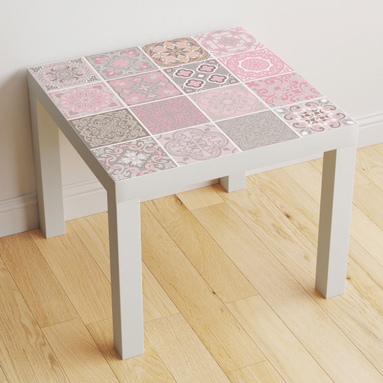 Vinilo Adhesivo Decorativo para Mesa - Motivo Azulejos de cemento