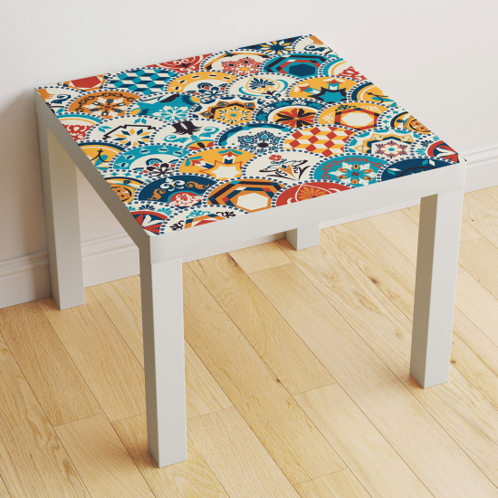 Vinilo Adhesivo Decorativo para Mesa - Motivo Azulejos de cemento
