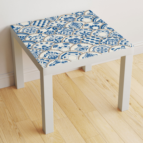 Vinilo Adhesivo Decorativo para Mesa - Motivo Azulejos de cemento