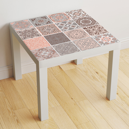 Vinilo Adhesivo Decorativo para Mesa - Motivo Azulejos de cemento