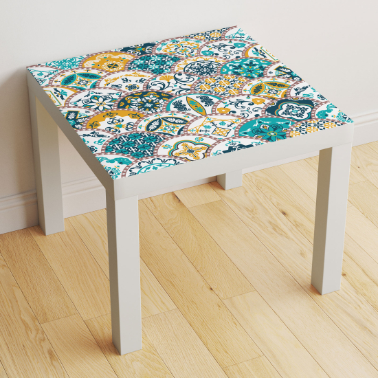 Vinilo Adhesivo Decorativo para Mesa - Motivo Azulejos de cemento