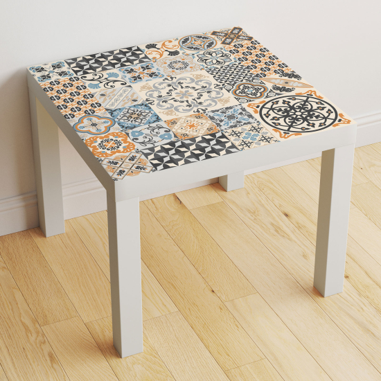 Vinilo Adhesivo Decorativo para Mesa - Motivo Azulejos de cemento