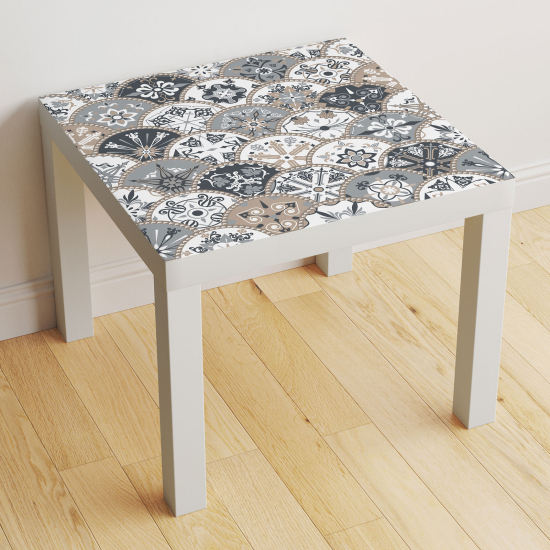 Vinilo Adhesivo Decorativo para Mesa - Motivo Azulejos de cemento
