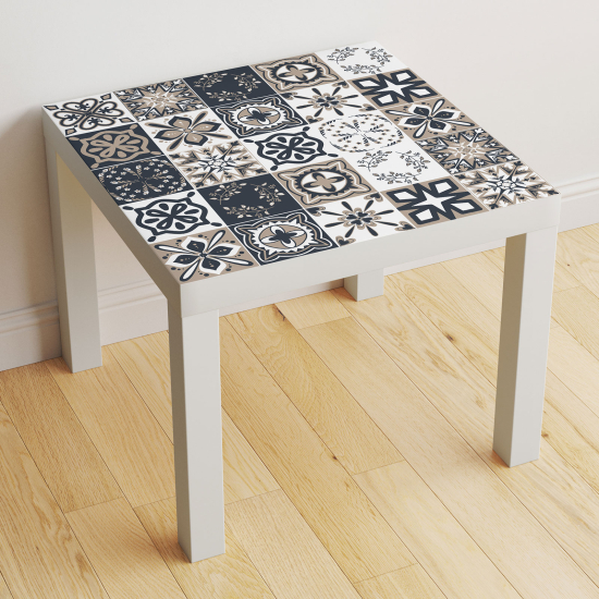 Vinilo Adhesivo Decorativo para Mesa - Motivo Azulejos de cemento