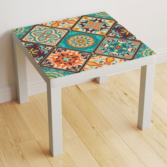 Vinilo Adhesivo Decorativo para Mesa - Motivo Azulejos de cemento