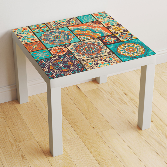 Vinilo Adhesivo Decorativo para Mesa - Motivo Azulejos de cemento