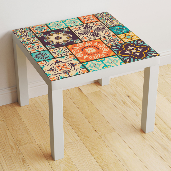 Vinilo Adhesivo Decorativo para Mesa - Motivo Azulejos de cemento