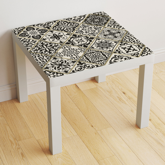 Vinilo Adhesivo Decorativo para Mesa - Motivo Azulejos de cemento