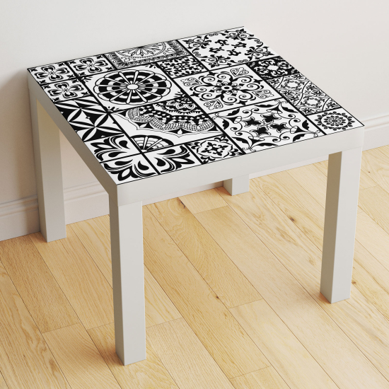 Vinilo Adhesivo Decorativo para Mesa - Motivo Azulejos de cemento