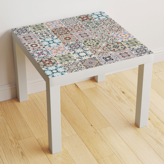 Vinilo Adhesivo Decorativo para Mesa - Motivo Azulejos de cemento