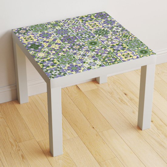 Vinilo Adhesivo Decorativo para Mesa - Motivo Azulejos de cemento