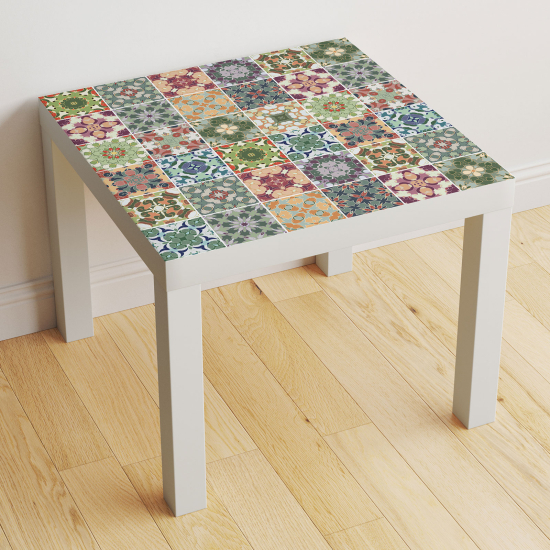 Vinilo Adhesivo Decorativo para Mesa - Motivo Azulejos de cemento