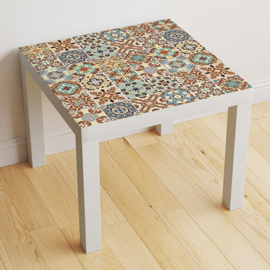 Vinilo Adhesivo Decorativo para Mesa - Motivo Azulejos de cemento