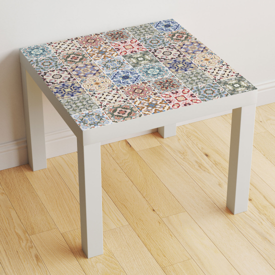 Vinilo Adhesivo Decorativo para Mesa - Motivo Azulejos de cemento