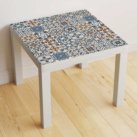 Vinilo Adhesivo Decorativo para Mesa - Motivo Azulejos de cemento