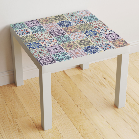 Vinilo Adhesivo Decorativo para Mesa - Motivo Azulejos de cemento