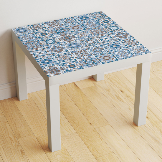 Vinilo Adhesivo Decorativo para Mesa - Motivo Azulejos de cemento