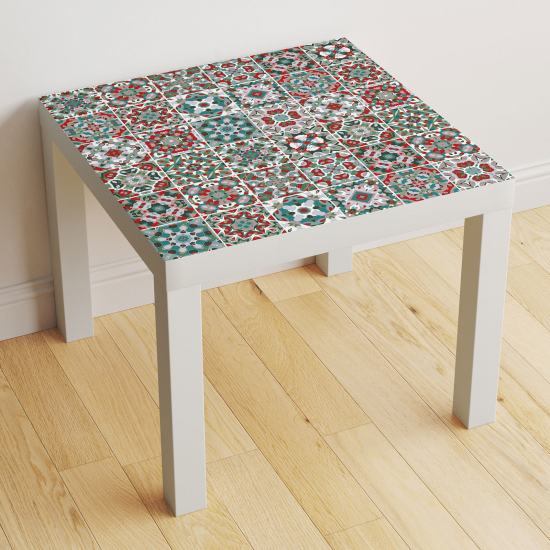 Vinilo Adhesivo Decorativo para Mesa - Motivo Azulejos de cemento